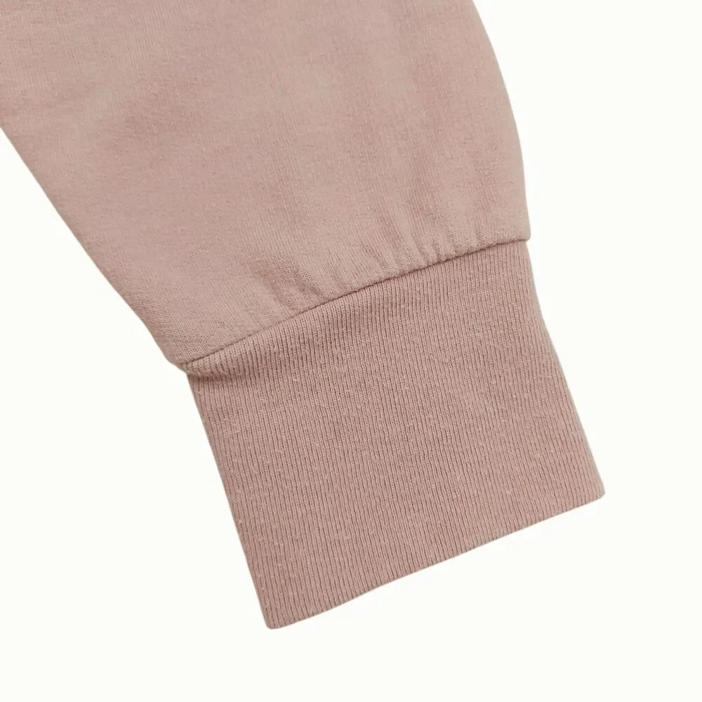 Patagonia Girls Small 6-7 Pink Graphic Crew Sweatshirt Organic Cotton Outdoor